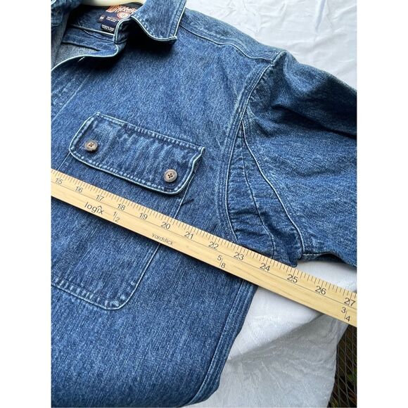 Vintage Duluth Trading Co. size L heavy 100% cotton made in Hong Kong. - Picture 7 of 10